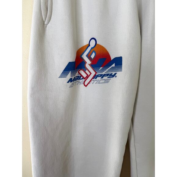 Madhappy Jogger Sweatpants Men’s Small White Athletic Graphic Lounge Pants - Picture 5 of 6